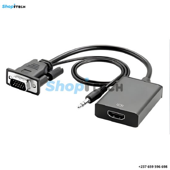 Adaptateur VGA Pour HDMI  Avec Audio