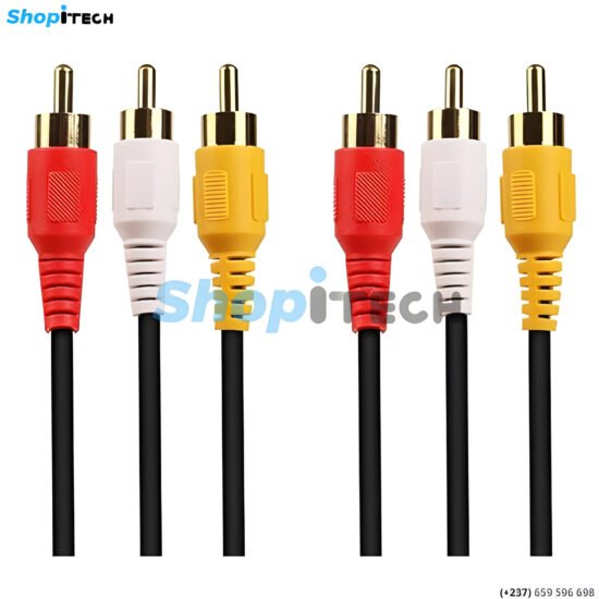 Cable AV OFC Audio-Vidéos [mâle-mâle] 1,5M