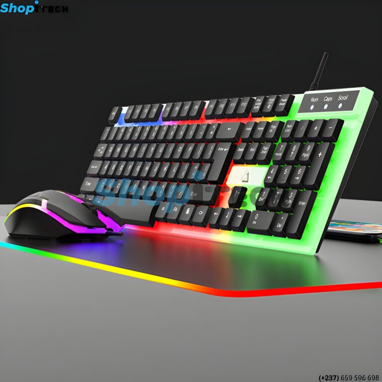 Ensemble Clavier et Souris Lumineux Filaire GT100