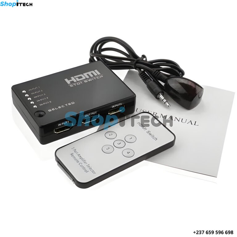 Commutateur HDMI 5X1 (SWITCH)  Avec Contrôle  Générique(Télécommande)