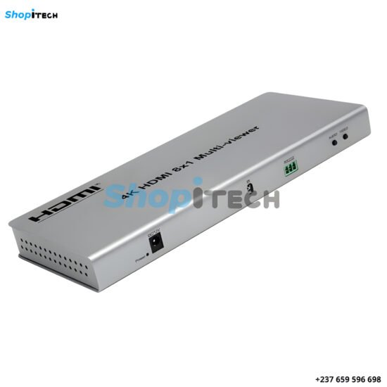 Commutateur quadruple multiviewer - 8 x 1 HDMI - 4K