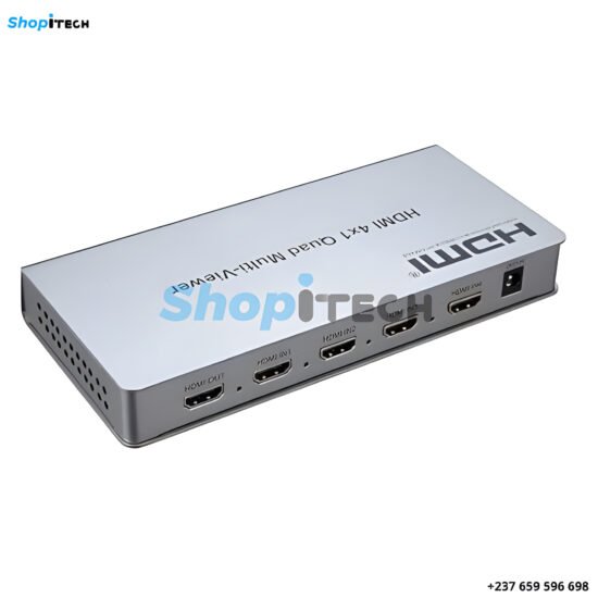 Commutateur Multiviewer quadruple HDMI 4x1