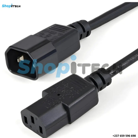 Cordon d'extension d'alimentation Mâle / Femelle