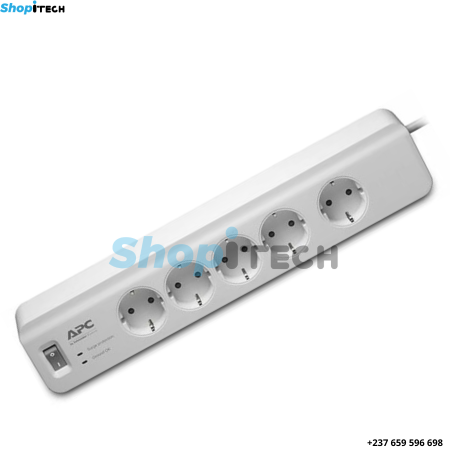 Apc PM5-FR RALLONGE ELECTRIQUE MULTIPRISE 5 PRISES BLANC