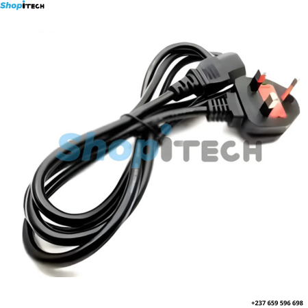 Câble d'alimentation pour PC, écran, imprimante, TV, cordon d'alimentation secteur