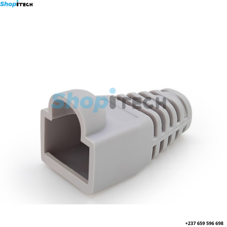 Manchon de protection pour connecteur RJ45 paquet de 100 colleur gris