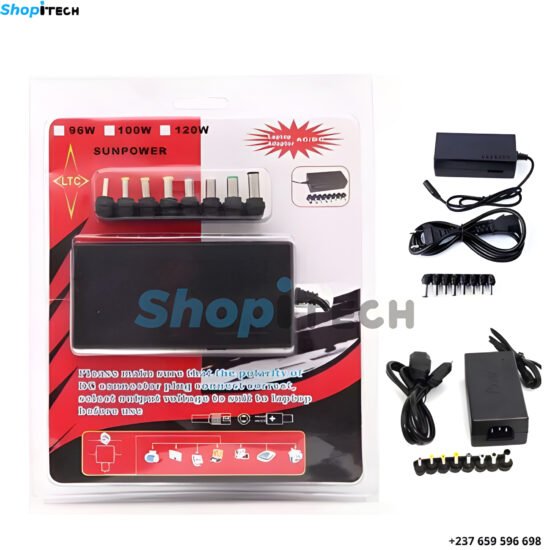 Adaptor Sunpower 96 Watt Charger Universal Output Voltage 12--24 Volt