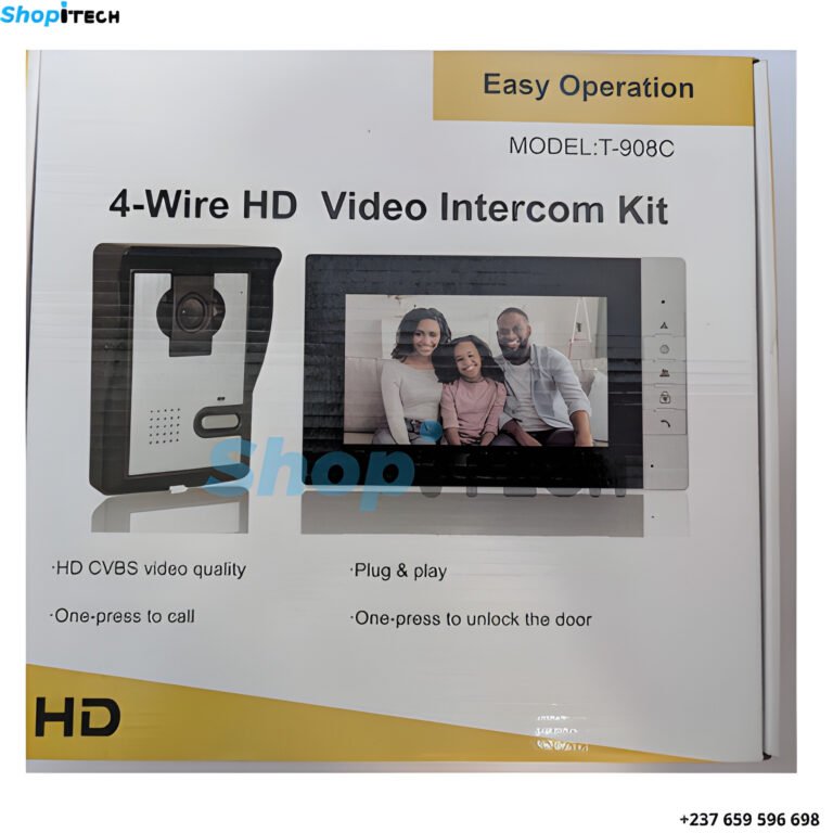 système d'Intercom Vidéo 4 Wire HD TVI  Model T-908C