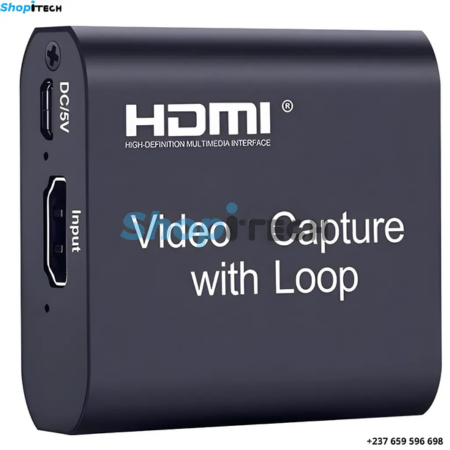 Carte de Capture Vidéo 4K USB 2.0 – Enregistrement & Streaming PS4 PS5 Switch