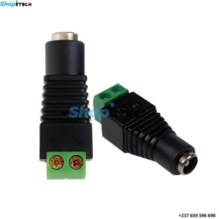 connecteur DC FEMELLE pour LED ou système de surveillance CCTV Vidéosurveillance Caméra