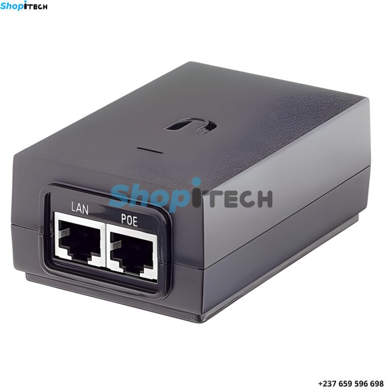 Adaptateur d’alimentation (Injecteur) PoE Ubiquiti 48V  Adaptateur pour alimentation caméra IP et équipements réseau