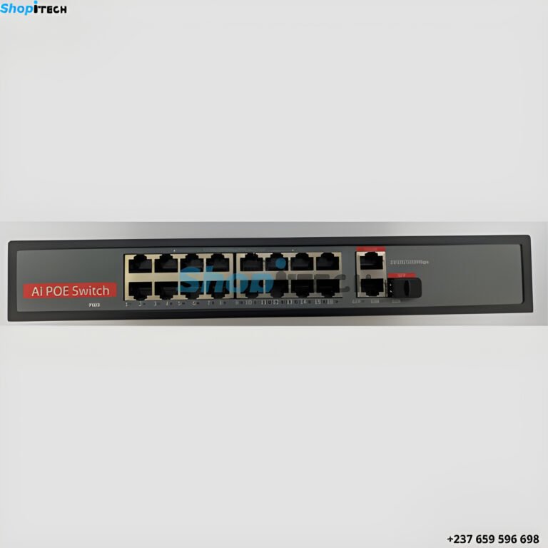 Switch SMART 16 Ports PoE  Ethernet 100 Mbps + 2 Ports Uplink 100 Mbps