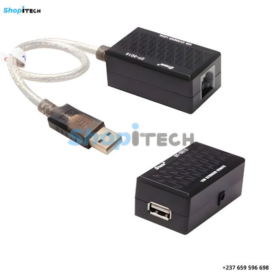 DTECH RJ45 Femelle Cat5 Cat5e Cat6 USB 2.0 Câble D'extension Lan Sur Adaptateur Ethernet Rallonge USB